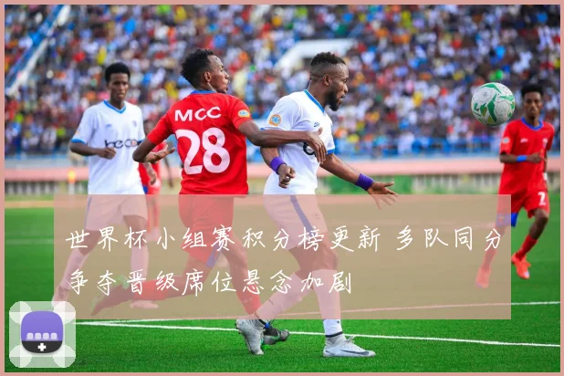 世界杯小组赛积分榜更新 多队同分争夺晋级席位悬念加剧